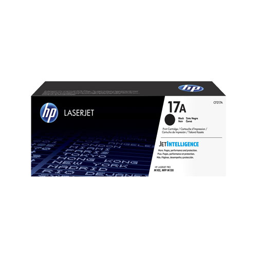 HP 17A Black Original LaserJet Toner Cartridge (CF217A)