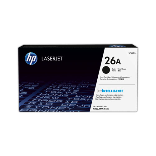 HP 26A Black Original Laser Jet Toner Cartridge (CF226A)