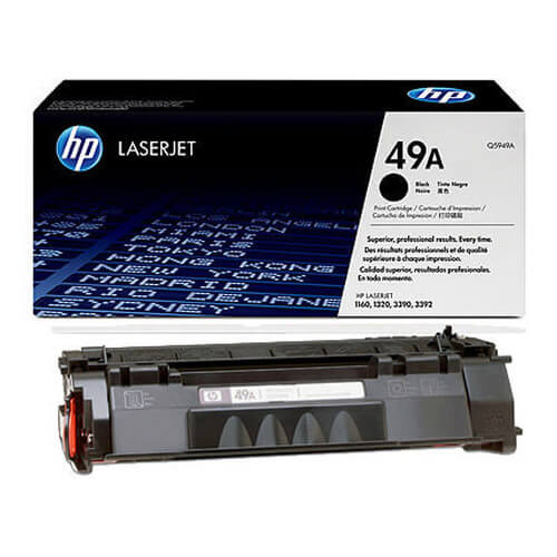 HP 49A Black Original LaserJet Toner Cartridge (Q5949A)