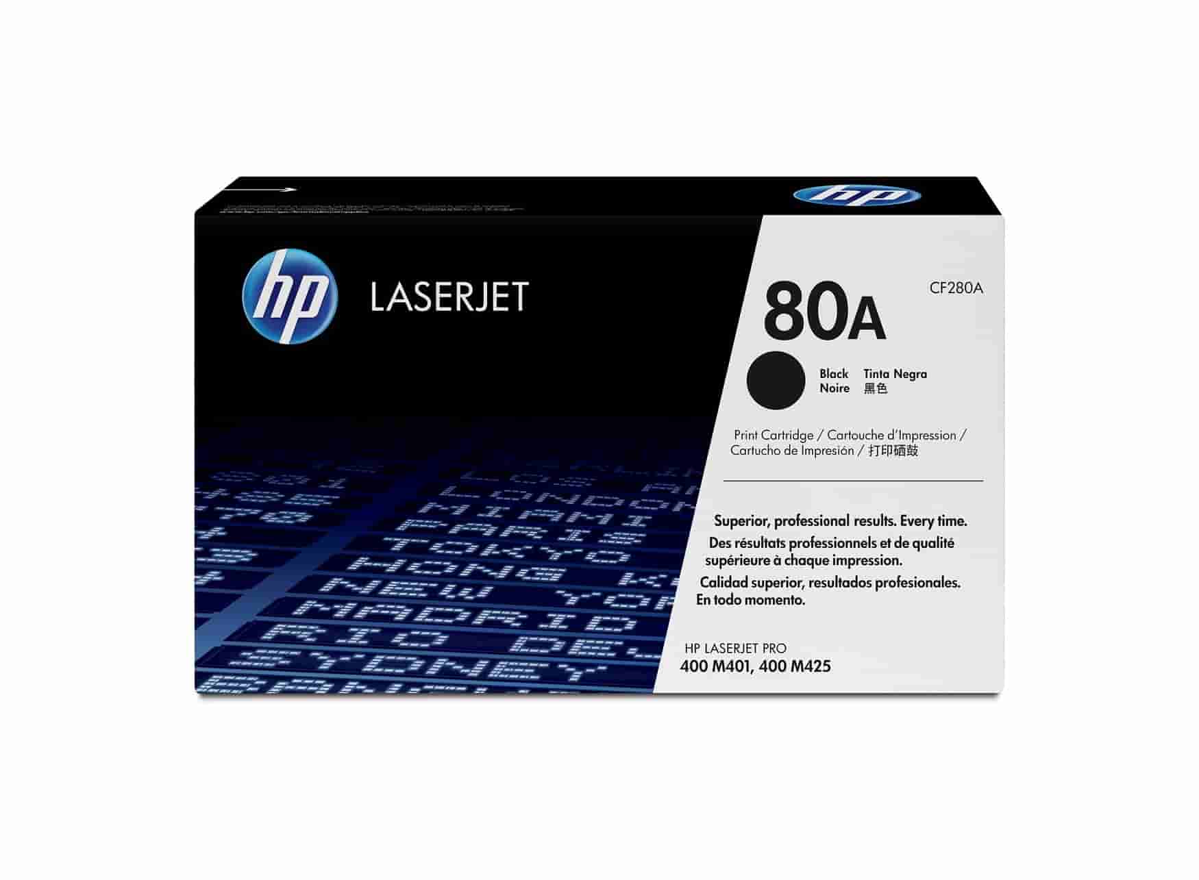 HP 80A Black Toner Cartridge Price in Bangladesh for M401n, M401d, M401dn, M401dne, M401dw, M401n, MFP M425dn, MFP M425dw Printers