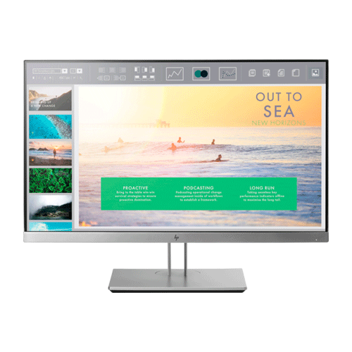 HP 23 Inch EliteDisplay E233 FHD IPS Micro Edge LED Backlit Border-less Monitor (1)