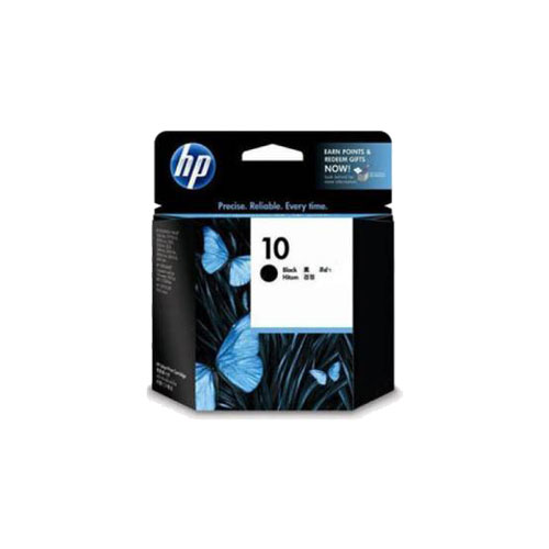 HP 10 Black Original Ink Cartridge (C4844A)