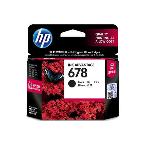 HP 678 Black Ink Advantage Cartridge Price in Bangladesh for 1515,2515,2545,2645,3545,4515,4645 AIO Printers