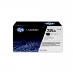 HP 38A Black Laserjet Toner Cartridge