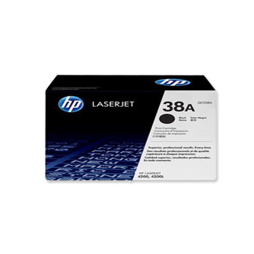 HP 38A Black Laserjet Toner Cartridge