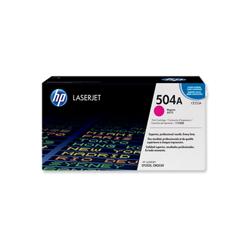 HP 504A Magenta Original LaserJet Toner Cartridge (CE253A)