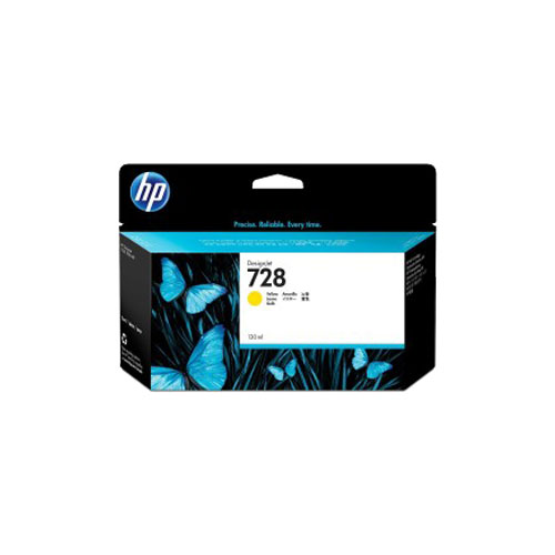 HP 728 130-ml Yellow DesignJet Ink Cartridge