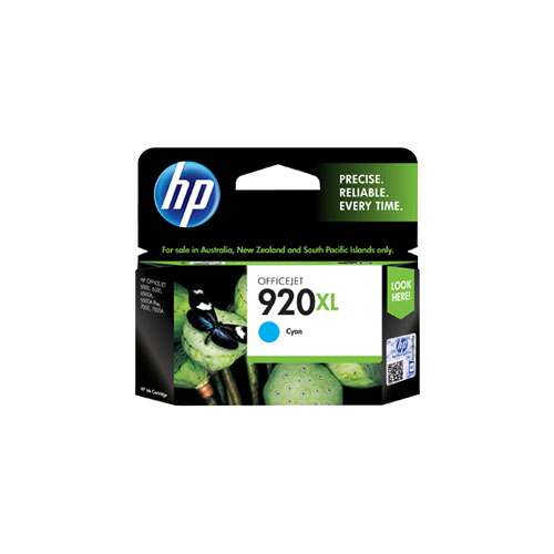 HP 920XL High Yield Cyan Original Ink Cartridge (CD972AA)