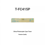 Toshiba China T-FC415P-C Compatible Cyan Toner Cartridge