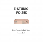 Toshiba China e-studio FC-25D Black Toner Cartridge