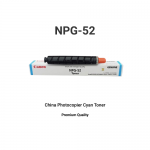 Canon China NPG-52 Cyan Toner Cartridge