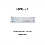 Canon China NPG-71 Cyan Compatible Toner