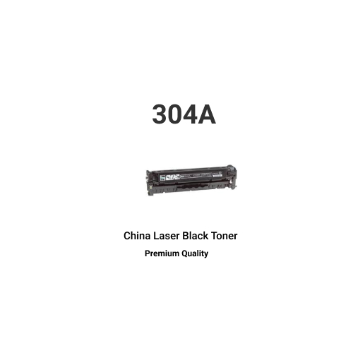 HP China 304A Black Compatible LaserJet Toner