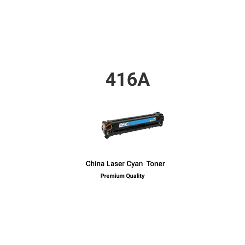HP China 416A Cyan Compatible Laser Jet Toner Cartridge