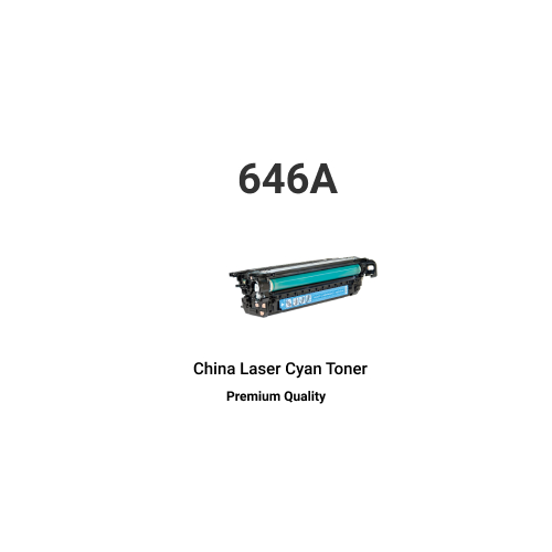 HP China 646A Cyan Compatible Laser Jet Toner Cartridge