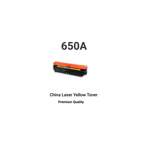 HP China 650A Yellow Comfortable Laser Jet Toner Cartridge