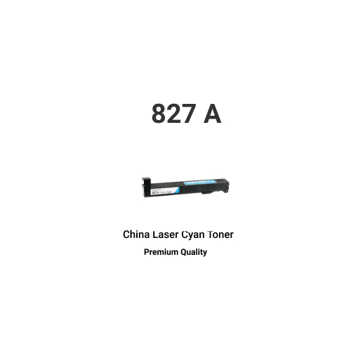 HP China 827A Cyan Compatible Laser Jet Toner Cartridge