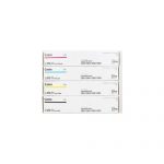 Canon 71 B,C,M,Y Original Toner Cartridge-1 Set