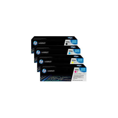 HP 125A B,C,M,Y Full-Set Original LaserJet Toner Cartridge