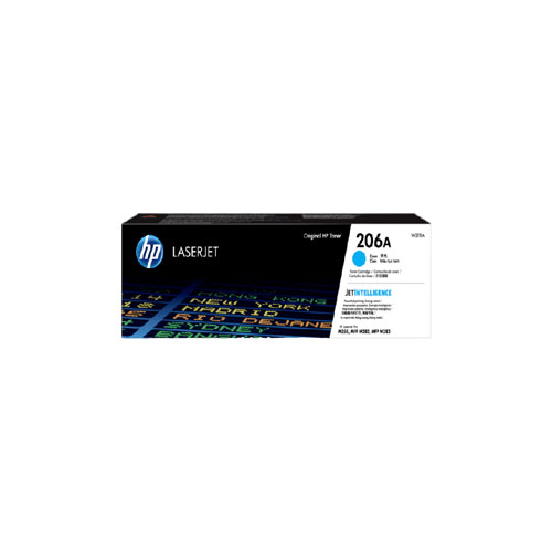 HP 206A Cyan Original LaserJet Toner Cartridge (W2111A)