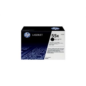 HP 55X High Yield Black Original LaserJet Toner Cartridge (CE255X)