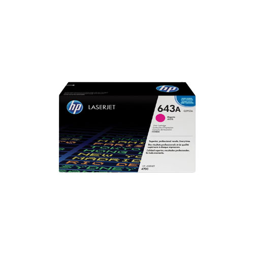 HP 643A Magenta Original LaserJet Toner Cartridge (Q5953A)