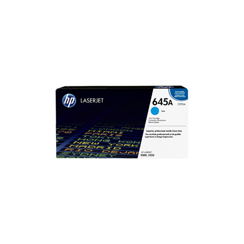HP 645A Cyan Original LaserJet Toner Cartridge (C9731A)