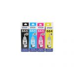 EPSON Original 4 Color Ink Set (T6641, T6642, T6643, T6644)