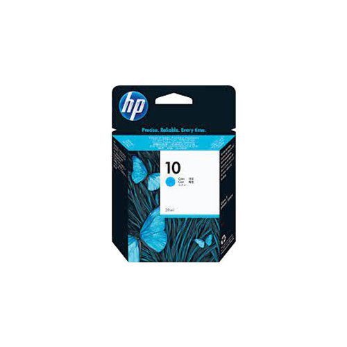 Hp 10 Cyan Ink Cartridge.
