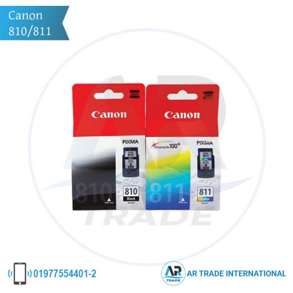 Canon PG-810 & CL-811 Black Combo Ink Cartridge Price In Bangladesh