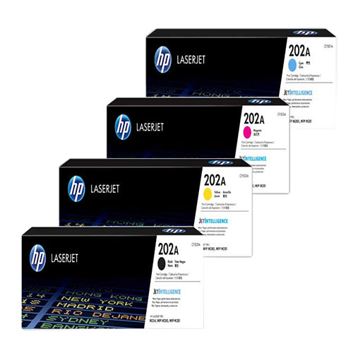 HP-202A-CMYK-Original-LaserJet-Toner-Cartridge-Full-Set