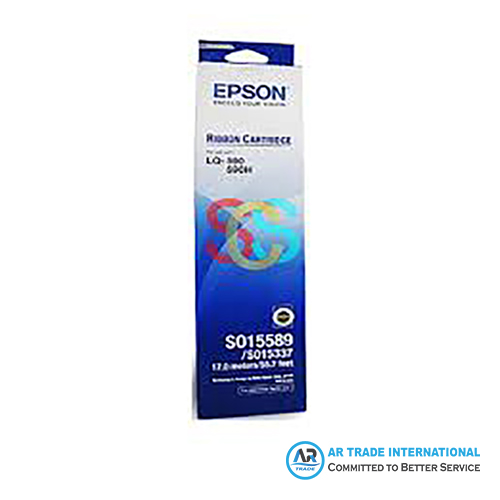 Epson S015589/S015337 Black Original Ribbon Cartridge