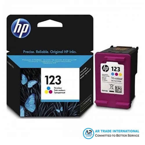 Hp 123 Tri-Color Original Ink Cartridge Cartridge #F6V16Ae Price In Bangladesh
