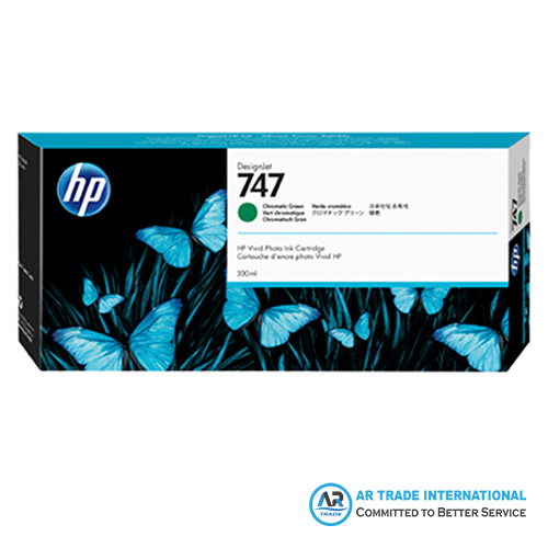 Hp 747 300-Ml Chromatic Green Original Designjet Ink Cartridge #P2V84A Price In Bangladesh