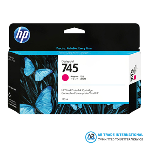 Hp-745-130-Ml-Magenta-Original-Designjet-Ink-Cartridge-#F9J95A