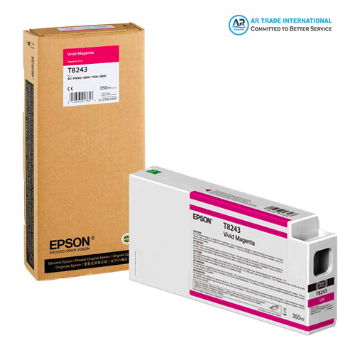 Epson T824 Magenta Original Ink Cartridge 350ml(T824300)