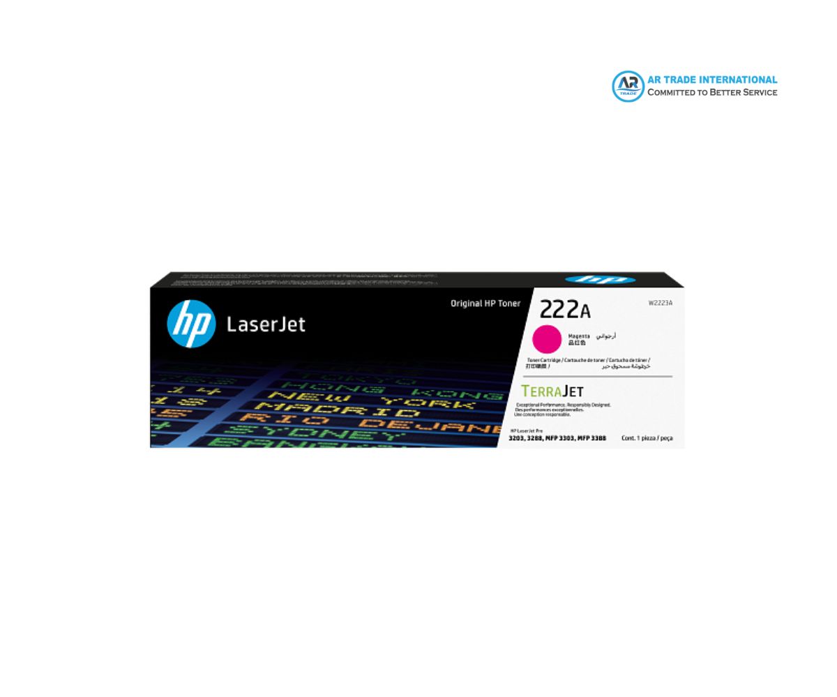 HP 222A Magenta Original LaserJet Toner Cartridge (W2223A)