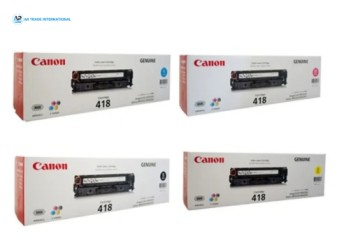 Canon 418 Full Set Original Laser Printer Toner