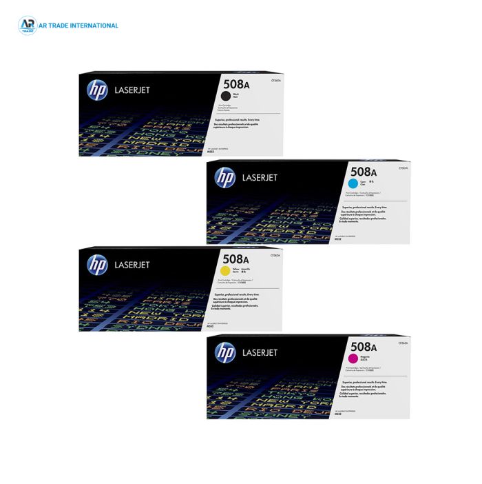 HP 508A Full Set Original Laser Printer Toner