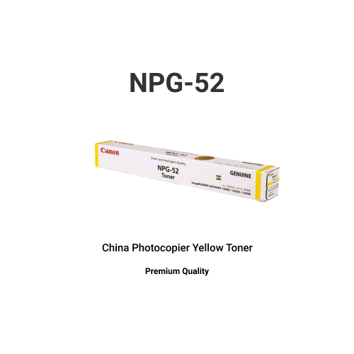 canon npg 52 yellow photocopier toner