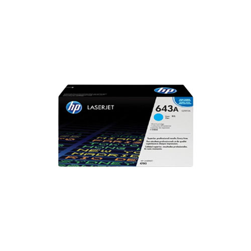 HP 643A Cyan Original LaserJet Toner Cartridge (Q5951A)